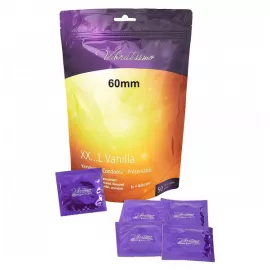 Презервативи - Vibratissimo XX... L Vanilla, 60 мм, 50 шт. - 1