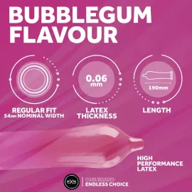 Презерватив - EXS Bubblegum Flavour Condom, 1 шт. - 2