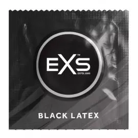Презерватив - EXS Black Latex Condom, 1 шт. - 1