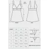 Комплект Obsessive Idillia babydoll (Чорний, L/XL)
