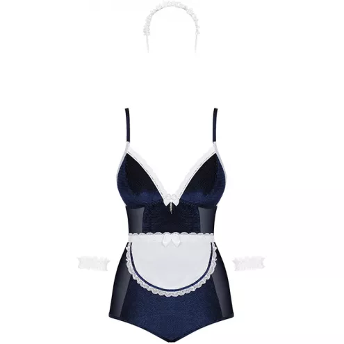 Костюм Obsessive Maid costume (Синьо-білий, L/XL)