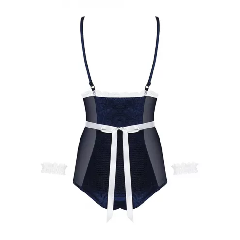 Костюм Obsessive Maid costume (Синьо-білий, L/XL)