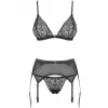 Комплект Obsessive Shibu set (Чорний, S/M)