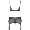 Комплект Obsessive Shibu set (Чорний, S/M)