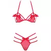 Комплект Obsessive Giftella set (Червоний, L/XL)