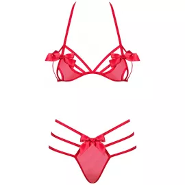 Комплект Obsessive Giftella set (Красный, L/XL) - 5