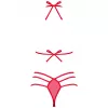 Комплект Obsessive Giftella set (Червоний, L/XL)