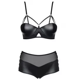 Комплект Obsessive Leatheria set (Чёрный, S/M) - 2