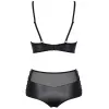Комплект Obsessive Leatheria set (Чорний, S/M)
