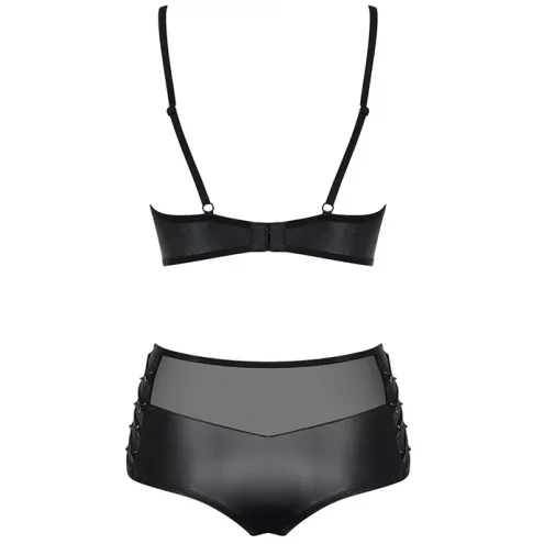 Комплект Obsessive Leatheria set (Чорний, S/M)