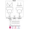 Комплект Obsessive Rebella garter belt set (Чорний, S/M)