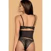 Комплект Obsessive Contica corset (Чорний, L/XL)