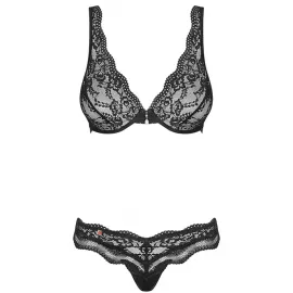 Комплект Obsessive Luvae set (Чёрный, S/M) - 2