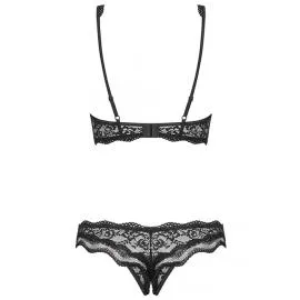 Комплект Obsessive Luvae set otwarty (Чёрный, L/XL) - 3