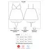 Комплект Obsessive Luvae babydoll (Чорний, L/XL)