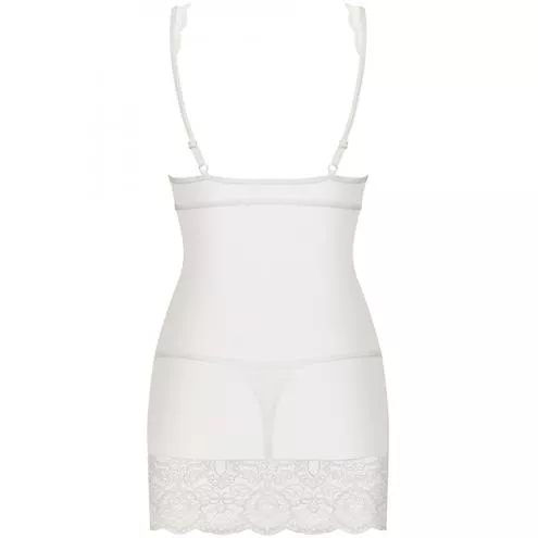 Комплект Obsessive 853-CHE-2 chemise (Екрі, S/M)