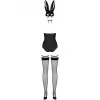 Костюм Obsessive Bunny costume (Чорний, L/XL)