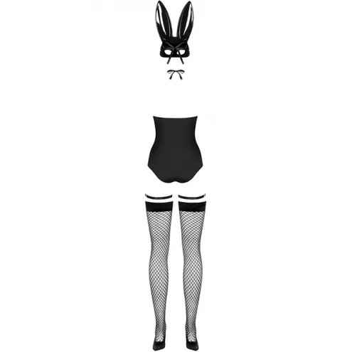 Костюм Obsessive Bunny costume (Чорний, L/XL)