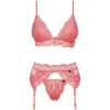 Комплект Obsessive 810-SEG-5 set (Кораловий, L/XL)