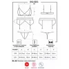Комплект Obsessive 810-SEG-5 set (Кораловий, L/XL)