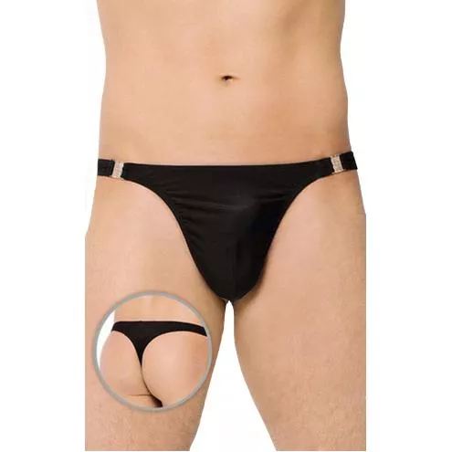 Еротична білизна стрінги Thong 4432 - black XL