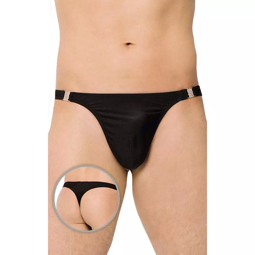 Еротична білизна стрінги Thong 4432 - black XL