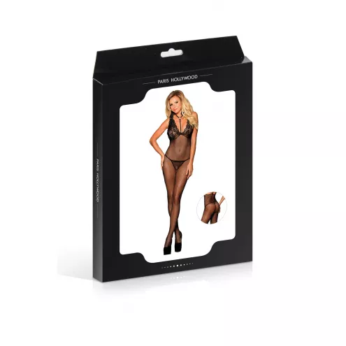 Эротический комбинезон сетка SUIT H3249 BLACK TU (Size: TU)