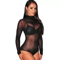 Эротическое боди R80303-1 BLACK TU (Size: TU)