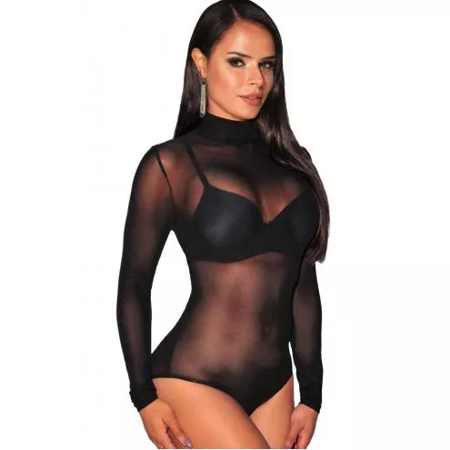 Эротическое боди R80303-1 BLACK TU (Size: TU)