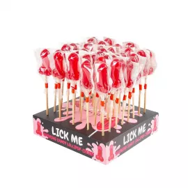 Леденец - Cherry Candy Penis Lollipop With Spicy Warming Effect, 25 г - 3