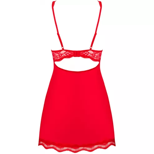Комплект Obsessive Luvae babydoll (Червоний, L/XL)