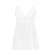 Комплект Obsessive Heavenlly babydoll (Білий, XS/S)