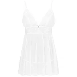 Комплект Obsessive Heavenlly babydoll (Белый, XS/S) - 3