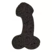 Губка для ванны Sponge Willy Black, 19 см