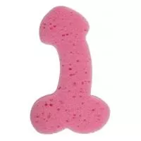 Губка для ванны Sponge Willy Pink, 19 см