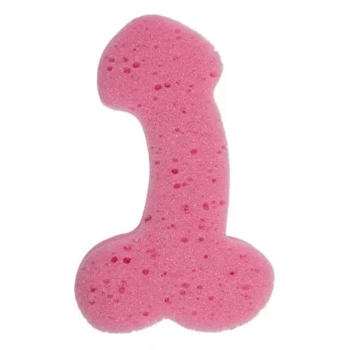 Губка для ванны Sponge Willy Pink, 19 см