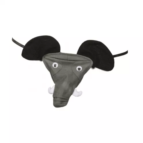 Мужские стринги Слон со звуком Elephant undies with elephant sound, black - one size