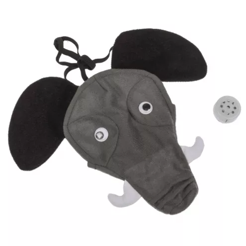 Мужские стринги Слон со звуком Elephant undies with elephant sound, black - one size