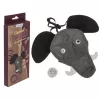 Мужские стринги Слон со звуком Elephant undies with elephant sound, black - one size