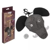 Мужские стринги Слон со звуком Elephant undies with elephant sound, black - one size