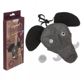 Мужские стринги Слон со звуком Elephant undies with elephant sound, black - one size - 1