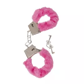 Наручники Plush Handcuffs With Keys Pink - 1