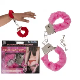 Наручники Plush Handcuffs With Keys Pink - 2