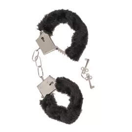 Наручники Plush Handcuffs With Keys Black - 1