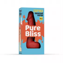 Свеча член Pure Bliss 15 см Red - 2