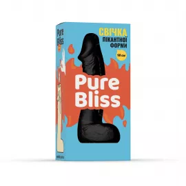 Свеча член Pure Bliss 18 см Black - 3