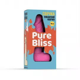 Свеча член Pure Bliss 18 см Pink - 6