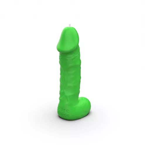 Свеча член Pure Bliss 18 см Green