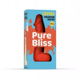 Свеча член Pure Bliss 18 см Orange - 6