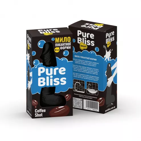 Мыло член Pure Bliss Coffee Shot Black, 15 см